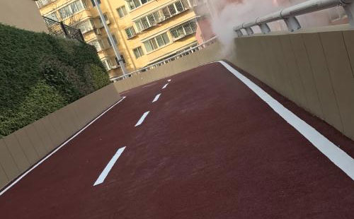 红山街道彩色路面